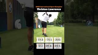 Thriston Lawrence, winner of the BMW International Open 2023, with Trackman data ⛳ ? shorts