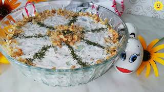 Tarator / taratur salata - hladna supa koja se često servira u bugarskoj i makedonskoj kuhinji!
