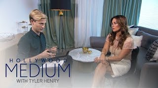 kyle richards has emotional reading with tyler henry hollywood medium with tyler henry e