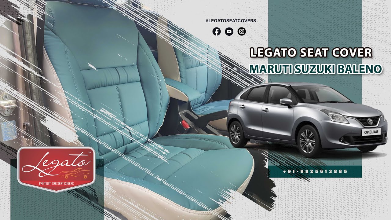 Legato Seat Cover Baleno Persian Green + Ice Grey YouTube
