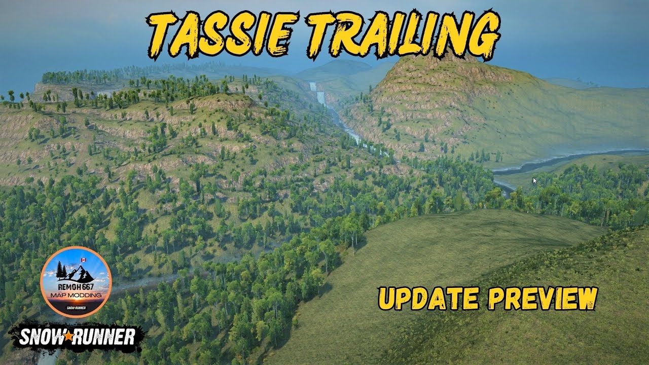 New Snowrunner Mod Map - Tassie Trailing - New Update Coming - YouTube