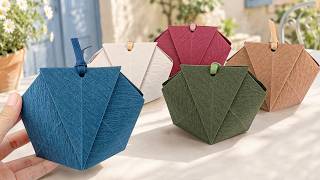 Information Gift Wrapping | How to Make a Paper Bag Without Glue（Quick & Easy) Update
