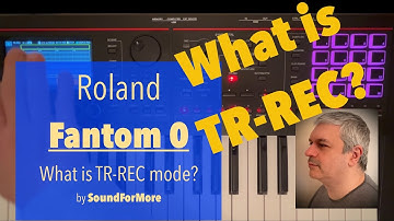 Roland Fantom 0/06/07/08 Music Workstation - Demo / Tutorial 5: How does TR-REC work?