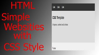 How To Make Responsive Website Design Using HTML with  Float Top-Navigation (2021)