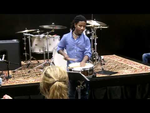 Jay performing "Stick" Snare Solo
