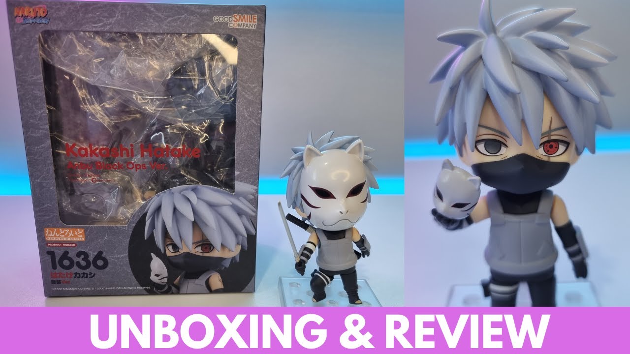 Good smile Figure Kakashi Hatake Anbu Black Ops Naruto Shippuden 10 cm  Colorido