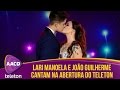 Teleton 2016 Larissa Manoela e João Guilherme cantam na abertura do Teleton