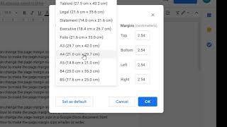 How to Change Margins in Google Docs
