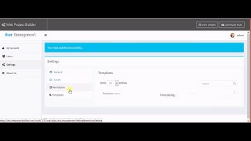 PHP User Login and management system