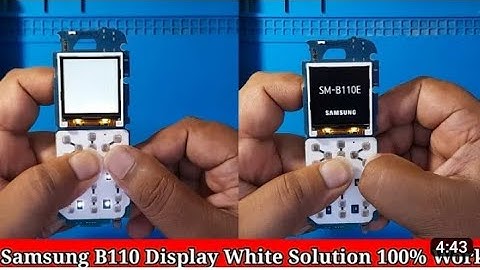 samsung b110e white display jumper solution #india #video #samsung