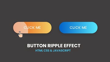 Button Ripple Effect on Click Using CSS & Javascript | Code Cary