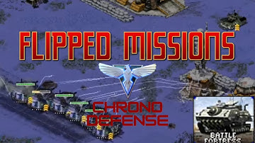 Red Alert 2 Flipped Missions: Allied M#7 - Chrono Defense (Hard Difficulty) [Long Play]