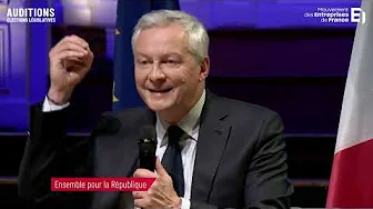 AUDITIONS LÉGISLATIVES 2024 | Bruno Le Maire - Ensemble pour la République thumbnail