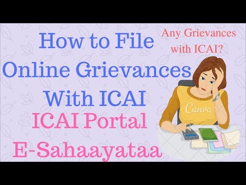 How to Submit a Grievance With ICAI E-Sahayata Portal