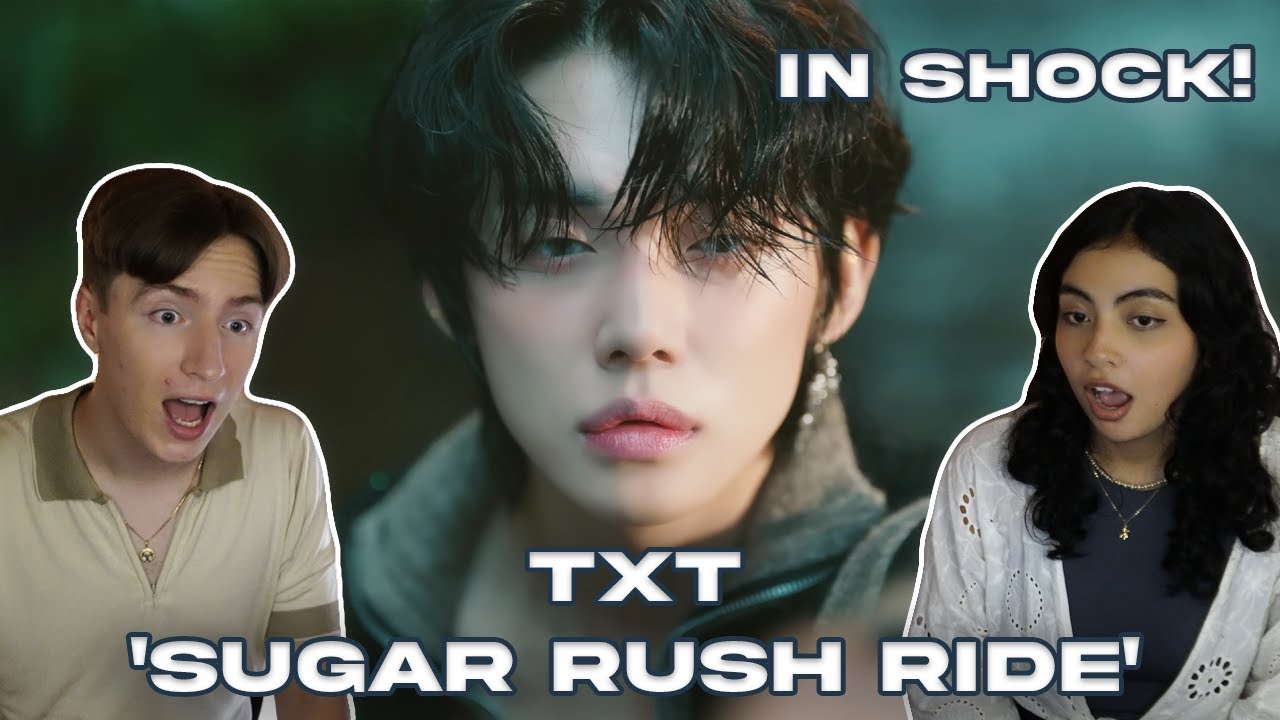 First Time Reacting to TXT Sugar Rush Ride MV & Dance Practice | Music Producer Couple React to TXT