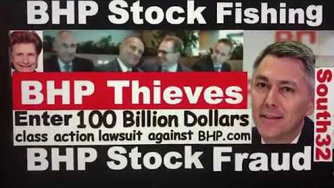 100 Billion Dollars Class Action Lawsuit South32 Suing BHP 100 Billion Dollars Class Action Lawsuit South32 Suing BHP
