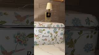 The Laura Ashley bread box adds the prettiest vintage-inspired touch to your kitchen while keeping