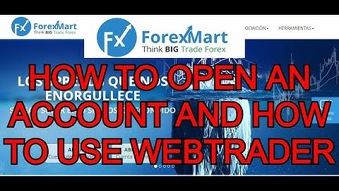 🚀 Registration and how to operate ForexMart in the webtrader platform