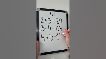 Can you solve this math logic puzzle? #shorts