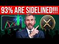 XRP NEWS: XRP BREAK OUT CAN'T BE PREDICTED! - EASY MONEY IN CRYPTO IS OVER - 93% ARE STILL SIDELINED