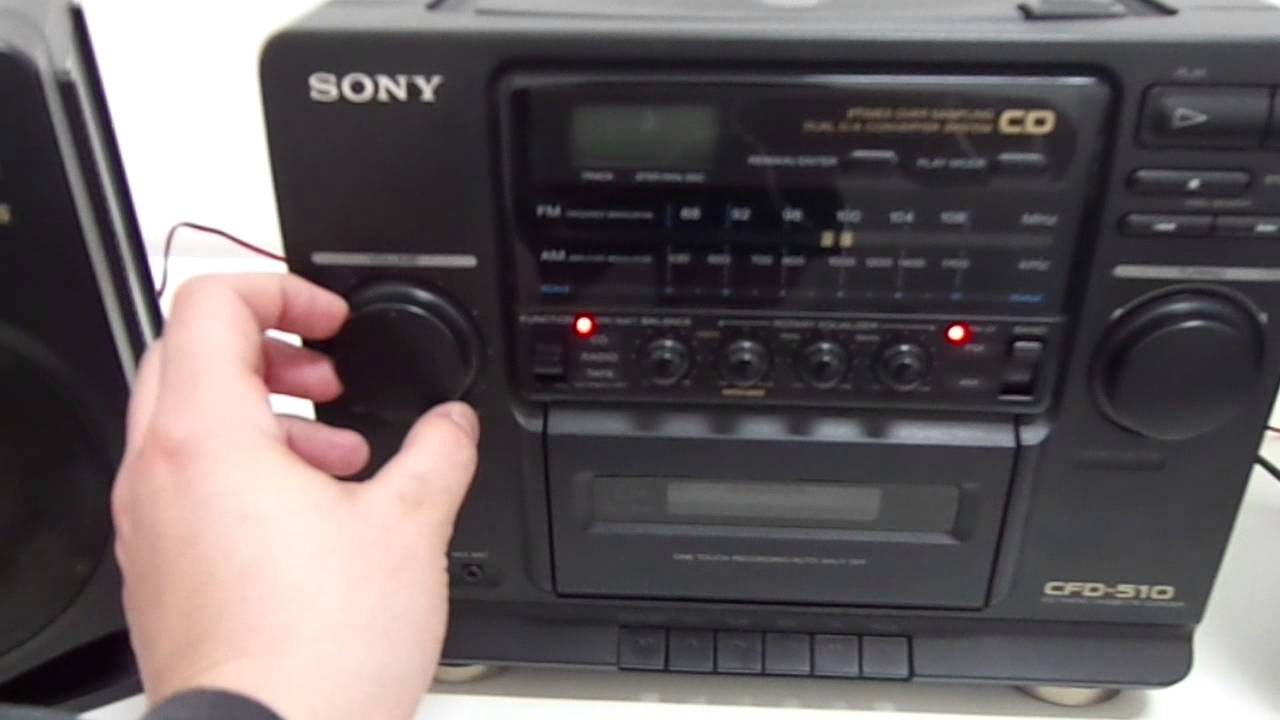 Sony Micro System - Mega Bass Rádio - CFD - 510 