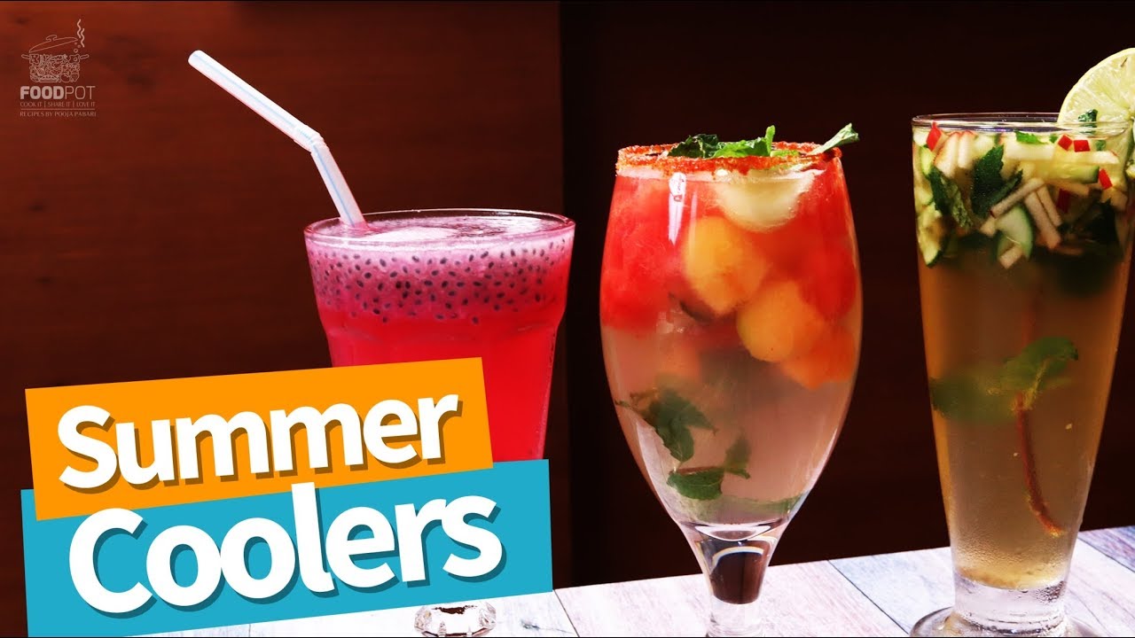Summer Coolers | Mocktail | Summer Refreshers - YouTube
