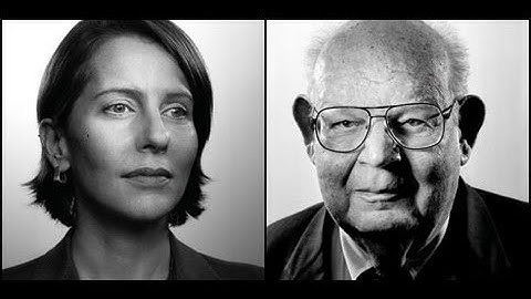 Benoit Mandelbrot and Paola Antonelli