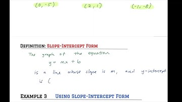 Precalculus I - 1.1 Lecture Video - Lines in the Plane