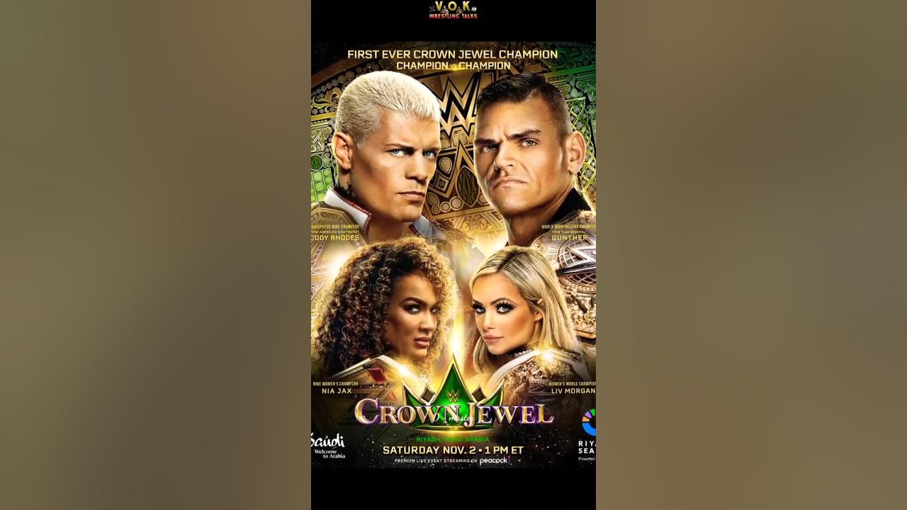 👑 wwe crown jewel 2024 Date and Time india + match card and Returns All