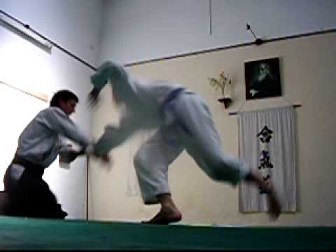 Hanmi handachi waza - kotegaeshi - omote