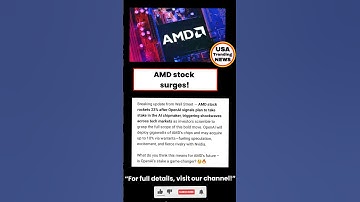 🔥 AMD Stock Surges 23% After OpenAI’s Bold Move! 🚀