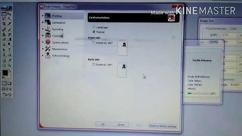 Evolis Primacy Setting and printing process.