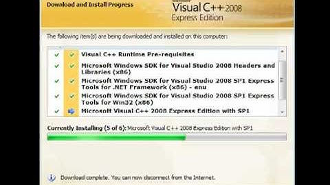Урок 1 - Установка Microsoft Visual C++ 2008 Express Edition
