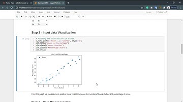 Task1: Prediction using supervised machine learning #sparks foundation #internship