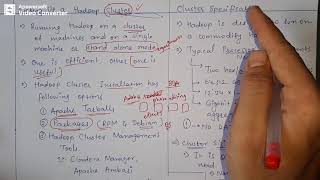 Lec3 Setting Up A Hadoop Cluster | Cluster Specification | Cluster Sizing | Big Data Analytic