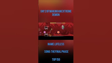Day 2 of making an Extreme Demon #gd #geometrydash #gdshowcase