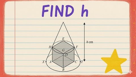 Q2: Find "h" Cube Inside Cone, 2025  Science And Math