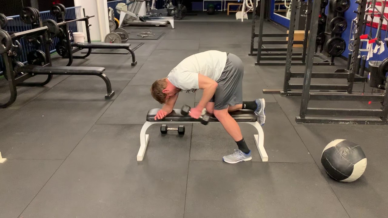 Inverted DB Tricep Kickback YouTube