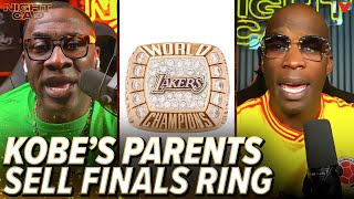 Shannon Sharpe \& Chad Johnson react to Kobe Bryant's parents selling 2000 NBA Finals ring | Nightcap