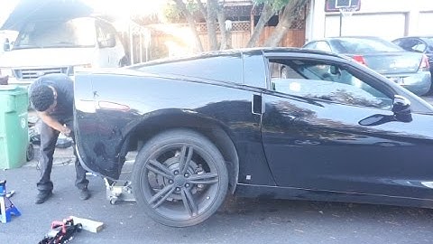 How to lower a corvette with lowering bolts