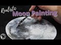 Simple Moon Painting is so Easy to paint!