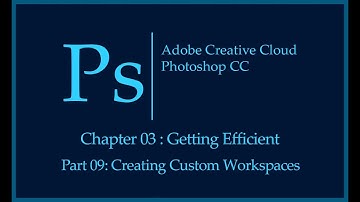 Adobe Photoshop CC Tutorial | Getting Efficient | Creating Custom Workspaces