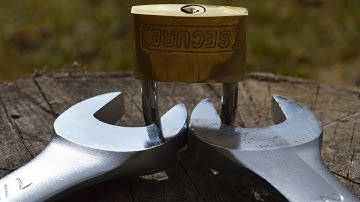 How to Open Locks with Nut Wrenches 🔧