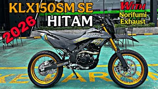 NEWEST! KLX150SM SE 2026 with Norifumi Exhaust. Check Sound and Price Info