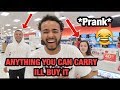 ANYTHING MY SIBLINGS CAN CARRY, ILL BUY IT CHALLENGE *They THOUGHT*