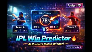 Data Science Project 15  :  IPL Match Win Predictor Deploy On Heroku