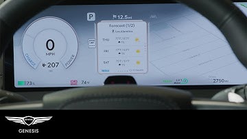How to Use the Instrument Cluster Widgets | 2026+ GV60 | Genesis USA