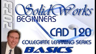 E1 SolidWorks 2023  Basic Modeling for Beginners Tutorial with Training Guide | Tips