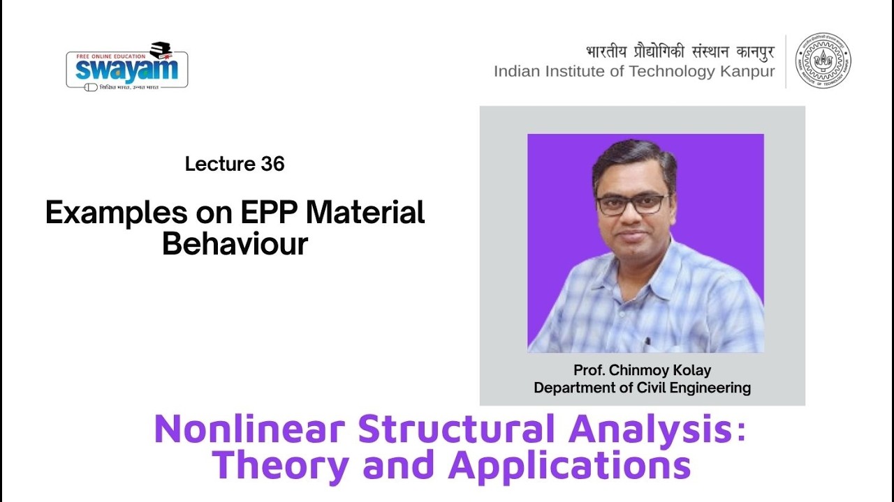 Epp Material Examples Lecture 36: Examples on EPP Material Behaviour - YouTube