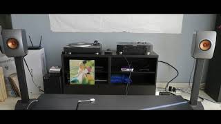 KEF LS50 Marantz PM6005 TT Onkyo CP 1050 Tellurium Q cables